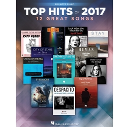Top Hits of 2017 for Big-Note Piano BN