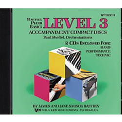 Bastien Piano Basics: Accompaniment CDs - Level 3 Complete