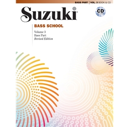 Suzuki Bass School, Volume 3 W/CD
