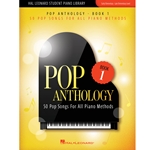 Pop Anthology - Book 1 - 50 Pop Songs for All Piano Methods Early - Late Elementary Level