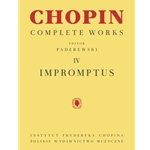 Chopin Impromptus Complete Piano Works IV Piano Solos Book Pno
