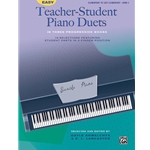 Easy Teacher-Student piano Duets in Three Progressive Books Book 2 One Piano - Four Hands
