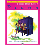 Alfred's Basic Piano Library Theory Book 4