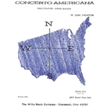 Concerto Americana - National Federation of Music Clubs 2020-2024 Selection 2 Pianos, 4 Hands/Mid-Intermediate Level Sheet
