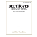 Beethoven: Moonlight Sonata, Opus 27, No. 2 (Complete) [Piano] Book