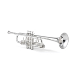 Jupiter  XO 1624S Pro Trumpet in C Silver-plated brass body with rose brass leadpipe Large bore .462