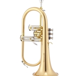 Jupiter JFH1100R Performance Bb  Flugel Horn Laquered brass body with rose brass bell