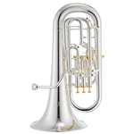 Jupiter  XO 1270S Pro Euphonium 4 Valve Compensating Silver Plated .590 bore 4th valve .630-.660 12.2" Bell