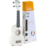 Stagg Soprano Ukulele White