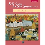 Folk Songs for Solo Singers, Vol. 2 [Voice] Book Medium High Voice