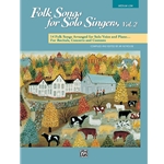 Folk Songs for Solo Singers, Vol. 2 [Voice] Book Medium Low Voice