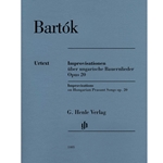 Bartok Improvisations on Hungarian Peasant Songs Opus 20 Piano Urtext