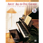 Alfred's Basic Piano Library Adult All In One Book 1 /CD