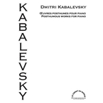 Kabalevsky Posthumous Works for Piano