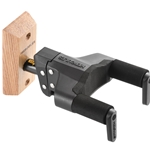 Hercules GSP38WBPLUS AutoGrip Guitar Hanger for Wall Mounting with Wood Base, Short Arm