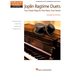 Joplin Ragtime Duets - NFMC 2020-2024 Selection Hal Leonard Student Piano Library Intermediate - Level 5 1 Piano, 4 Hands