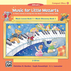 Music for Little Mozarts CD 2 Disc Sets for Lesson and Discovery Books Level 1 Piano