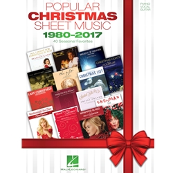 Popular Christmas Sheet Music 1980-2017 PVG