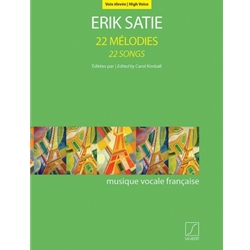 Satie 22 Songs for High Voice and Piano