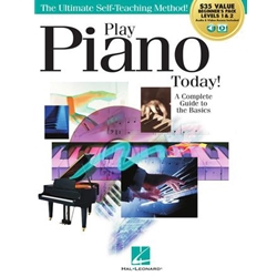 Play Piano Today! All-in-One Beginner's Pack - Includes Book 1, Book 2, Audio & Video