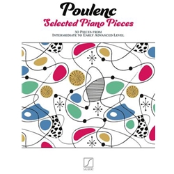 Poulenc Selected Piano Pieces Intermediate to Early Advanced Level Piano