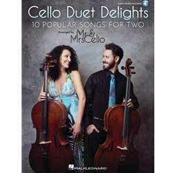 Cello Duet Delights - 10 Popular Songs for Two Arranged by Mr & Mrs Cello Score & Parts