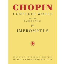 Chopin Impromptus Complete Piano Works IV Piano Solos Book Pno