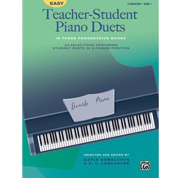 Easy Teacher-Student Piano Duets in Three Progressive Books, Book 1 [Piano] Book