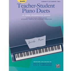 Easy Teacher-Student Piano Duets in Three Progressive Books, Book 2 [Piano] Book