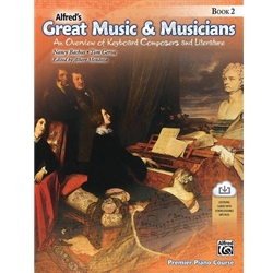 Alfred's Great Music & Musicians, Book 2 [Piano] Book & Downloadable MP3s