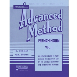 Rubank Advanced Method - French Horn in F or E-flat, Vol. 1 F Horn