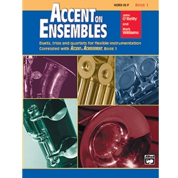Accent on Ensembles, Book 1 [Horn in F] Book