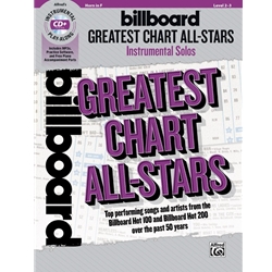 Billboard Greatest Chart All-Stars Instrumental Solos [Horn in F] Book & CD
