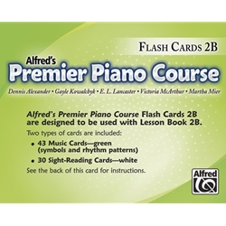 Premier Piano Course, Flash Cards 2B [Piano] Flash Cards