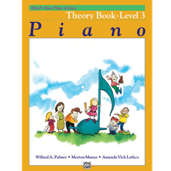 Alfred's Basic Piano Library Theory Book 3