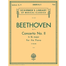 Concerto No. 2 in Bb, Op. 19 - Schirmer Library of Classics Volume 622 National Federation of Music Clubs 2014-2016 Piano Duet