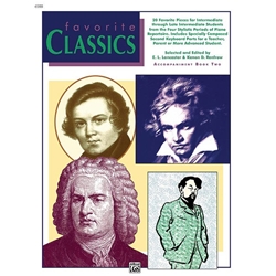 Favorite Classics: Accompaniment, Book 2 [Piano] Book