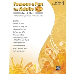 Famous & Fun for Adults: Pop, Book 1 [Piano] Book