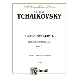 Piano Concerto No. 3, Opus 75, (1st movement: Allegro Brillante) [Piano] Book