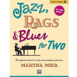 Jazz, Rags & Blues for Two, Book 1 [Piano] Book