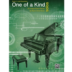 One of a Kind Solos, Book 2 [Piano] Book