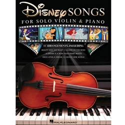 Disney Songs for Solo Violin & Piano Score and Solo Part