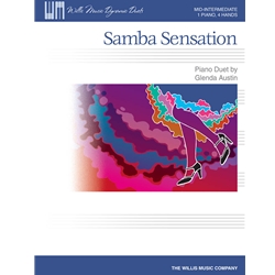 Samba Sensation - 1 Piano, 4 Hands/Mid-Intermediate Level