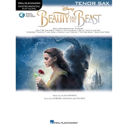 Instrumental Play Along Beauty and the Beast Tenor Sax Book & Audio Access