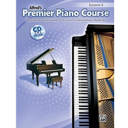 Premier Piano Course, Lesson 3 [Piano] Book & CD