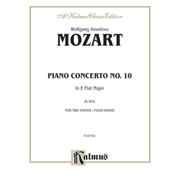Piano Concerto No. 10 in E-flat Major for Two Pianos, K. 365 [Piano] Book