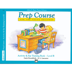Alfred's Basic Prep Course Activity & Ear Training Book B