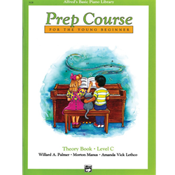 Alfred's Basic Piano Library Prep Theory C