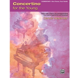 Alexander Concertino for the Young Two Pianos Four Hands Sheet