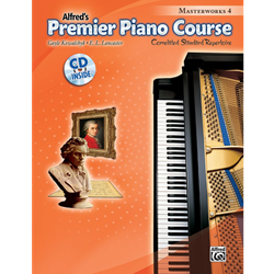 Alfred's Premier Piano Course -- Masterworks 4 /CD